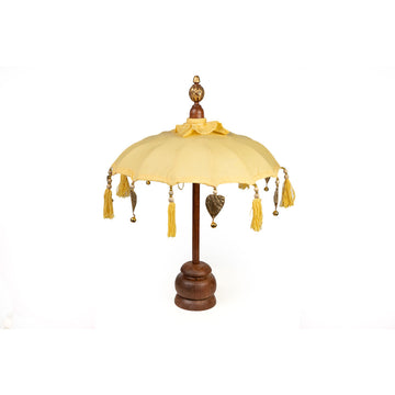 Decorative umbrella Romimex Yellow 35 x 60 x 35 cm