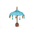 Decorative umbrella Romimex Turquoise 35 x 60 x 35 cm