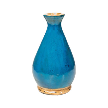 Vase Romimex Blue Ceramic 15 x 25 x 15 cm