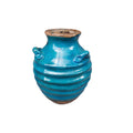 Vase Romimex Blue Ceramic 15 x 25 x 15 cm