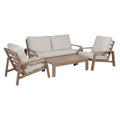 Garden furniture Beige Natural 184 x 74 x 65 cm