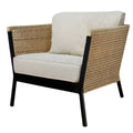 Garden sofa Niva Black Aluminium 81 x 81 x 72,5 cm