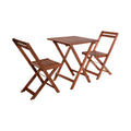 Table set with 2 chairs EDM Acacia