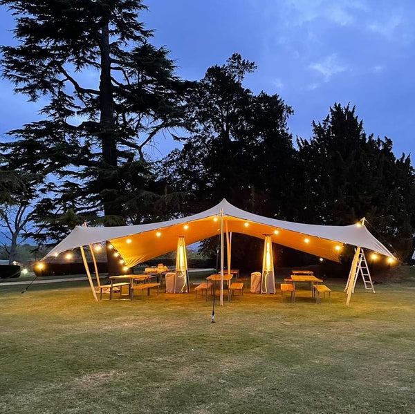 Outdoor Elite Festoon Waterproof Warm White Heavy Duty LED Connectable String Lights - Elite Outdoor Living