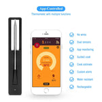 Wireless Meat Food Thermometer for Oven Grill BBQ Steak Turkey Smoker Kitchen Smart Digital Bluetooth Barbecue Gifts MeatChamp - Elite Outdoor Living