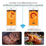 Wireless Meat Food Thermometer for Oven Grill BBQ Steak Turkey Smoker Kitchen Smart Digital Bluetooth Barbecue Gifts MeatChamp - Elite Outdoor Living