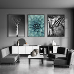 Large Picture Living Room | Set of 3 African Wildlife Wall art Prints