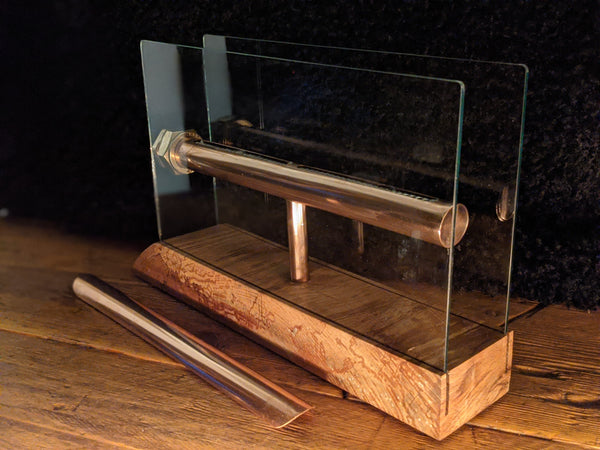 Indoor/outdoor table top oil burner