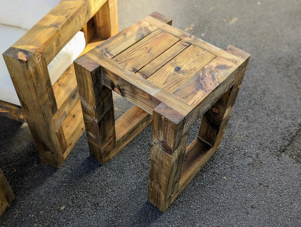 Solid Wood Garden Chair/Lounger Full Set