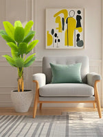 Artificial Banana Leaf Plant with Triple Stalks,Faux Banana Silk Tree,Tropical Fake Leaves Plants Indoor for Home Office - Elite Outdoor Living