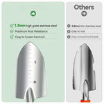 9 Piece Garden Weeding Tools Stainless Steel Gardening Tool Set with Wooden Handle, Weeder - Elite Outdoor Living