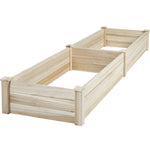 【Breeins】Raised Garden Bed Kit Outdoor Planter Box Wooden for Vegetable/Flower/Herb - Elite Outdoor Living