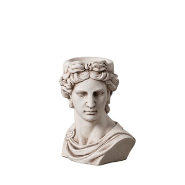 Planter Clay Magnesium Greek Goddess 35 x 28,5 x 45 cm