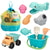 Beach toys set Colorbaby 19,5 x 10 x 19,5 cm (4 Units)