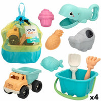 Beach toys set Colorbaby 19,5 x 10 x 19,5 cm (4 Units)