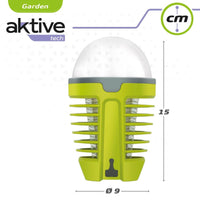 Anti-Mosquito Lamp Aktive Plastic 9 x 15 x 9 cm (4 Units)