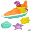 Beach toys set Colorbaby 7 Pieces Ship polypropylene (24 Units)