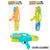 Water Pistol Colorbaby Aqua World 38 x 17,5 x 7,5 cm (12 Units)
