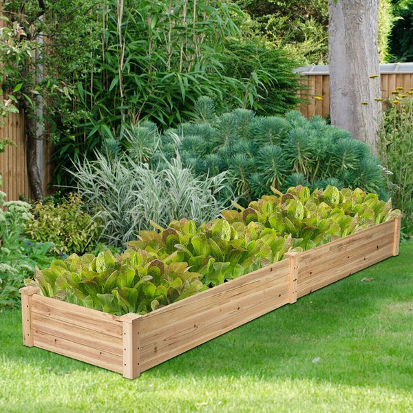 【Breeins】Raised Garden Bed Kit Outdoor Planter Box Wooden for Vegetable/Flower/Herb - Elite Outdoor Living