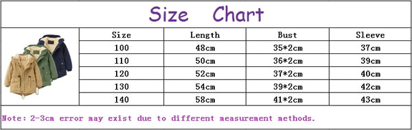 Winter Kids Clothes Plus Velvet Thicken Warm Jacket for Girls Casual Zipper Boys Outerwear Solid Versatile Children's Clothing