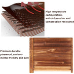 Wooden Raised Flower Bed Indoor Outdoor Vegetable Herb Planter Pot Garden Bed Flower Display - Elite Outdoor Living