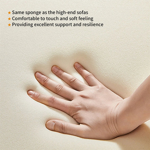 180cm Long Human Dog Bed Fits Adults and Pets Foldable Orthopedic Pet Bed Plush Cushion Cover with Bolster