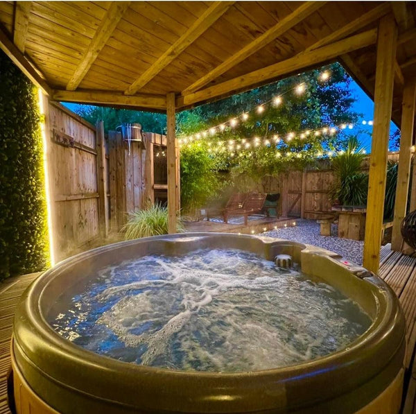 26M / 85FT Super Festoon Warm White Outdoor Plug-in Connectable LED String Lights - Elite Outdoor Living