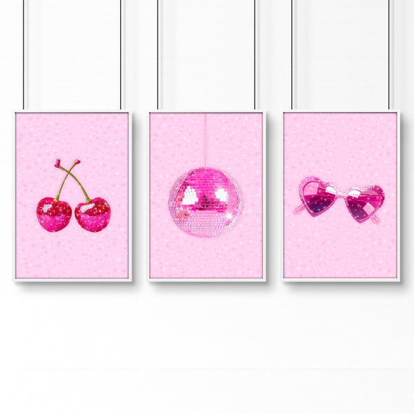 Cool Wall Decor For Teens | Set of 3 Pop Wall art Prints