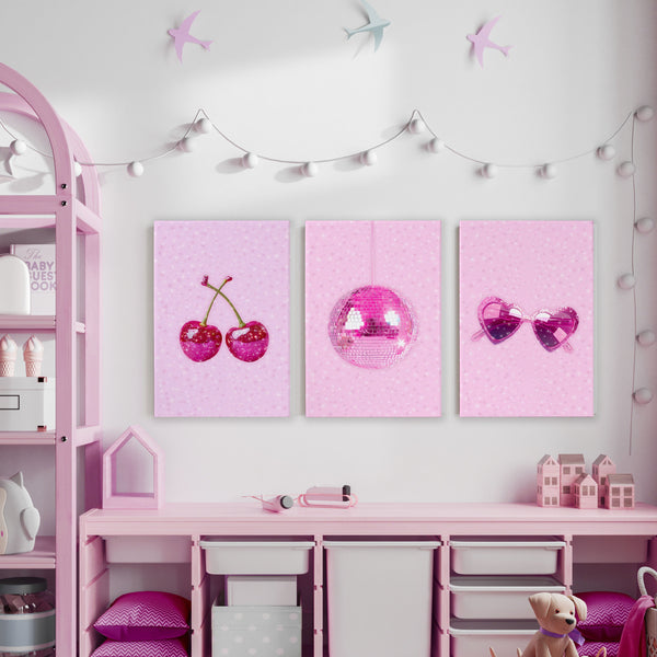 Cool Wall Decor For Teens | Set of 3 Pop Wall art Prints