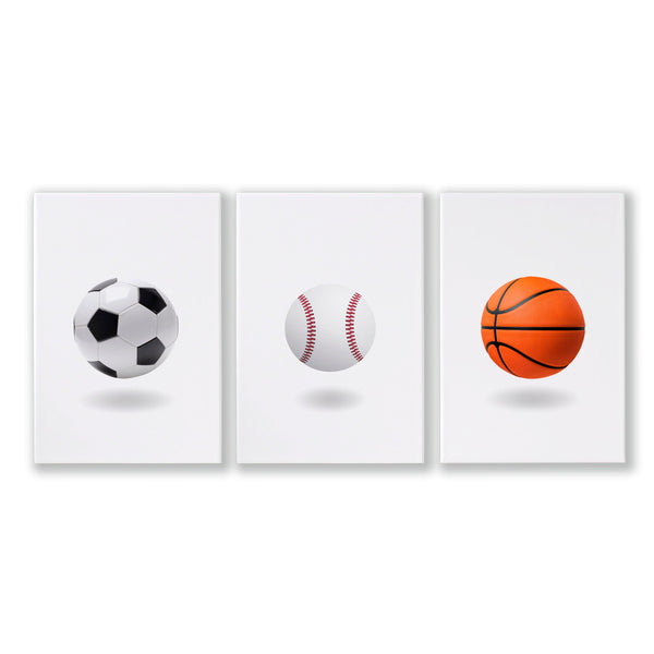 Prints For Children's Bedrooms | Set of 3 Pop Wall art Prints