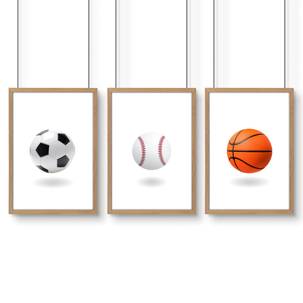 Prints For Children's Bedrooms | Set of 3 Pop Wall art Prints