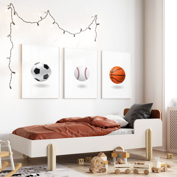 Prints For Children's Bedrooms | Set of 3 Pop Wall art Prints