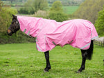 0g Detachable Neck Turnout Rug - Baby Pink