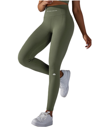 Women's Fashion Seamless Knitted Hip High Waist Belly Contracting Yoga Pants