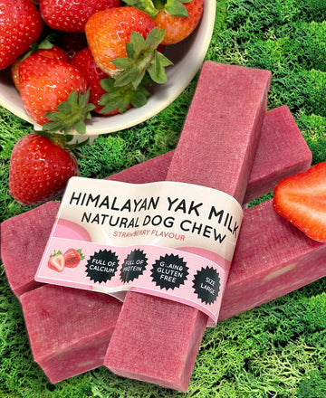 Strawberry Yak Dog Chew