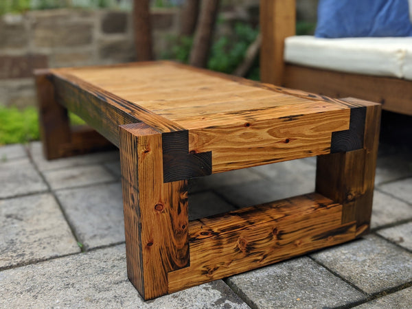 Solid Wood Garden Table/bench