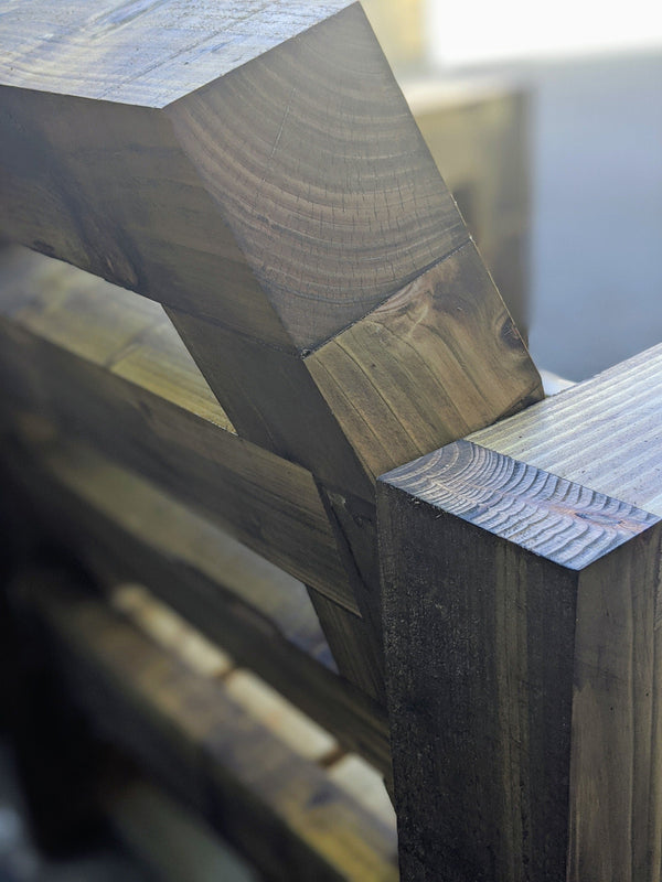 Solid Wood Garden Chair/Lounger