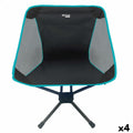 Foldable Camping Chair Aktive 58 x 66 x 46 cm (4 Units)