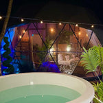 13M / 42FT Super Festoon Warm White Outdoor Plug-in Connectable LED String Lights - Elite Outdoor Living