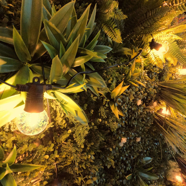 13M / 42FT Super Festoon Warm White Outdoor Plug-in Connectable LED String Lights - Elite Outdoor Living