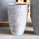 Vessara | Onyx Dusk – 40cm Large Concrete Vase Planter – 15L Tall Indoor Outdoor Pot - Elite Outdoor Living