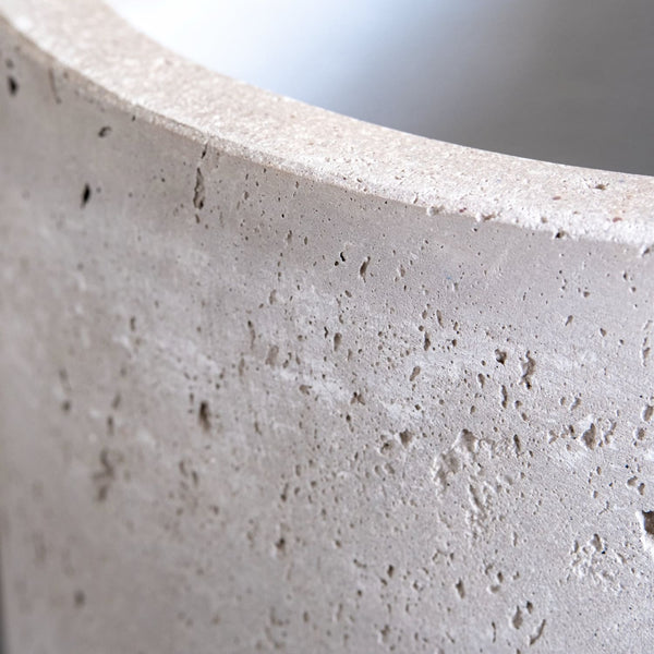 Vessara | Truffle – 55cm Tall Concrete Planter – 32L Vase-Style Plant Pot - Elite Outdoor Living