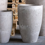 Vessara | Truffle – 55cm Tall Concrete Planter – 32L Vase-Style Plant Pot - Elite Outdoor Living