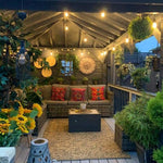 Outdoor Elite Festoon Waterproof Warm White Heavy Duty LED Connectable String Lights - Elite Outdoor Living